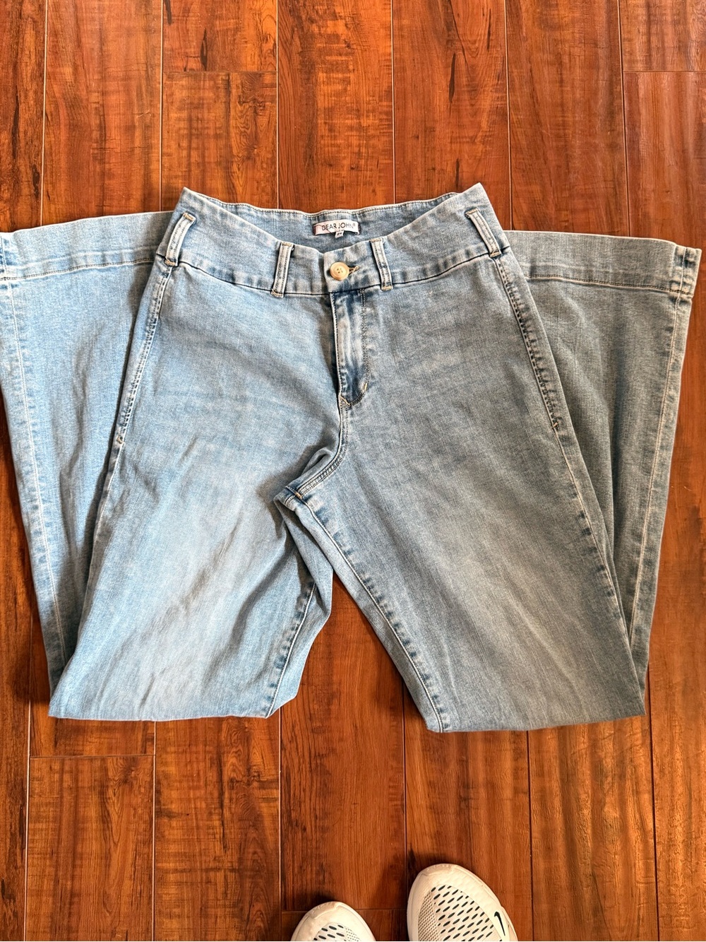 Dear John Light Blue Wide Leg Jeans